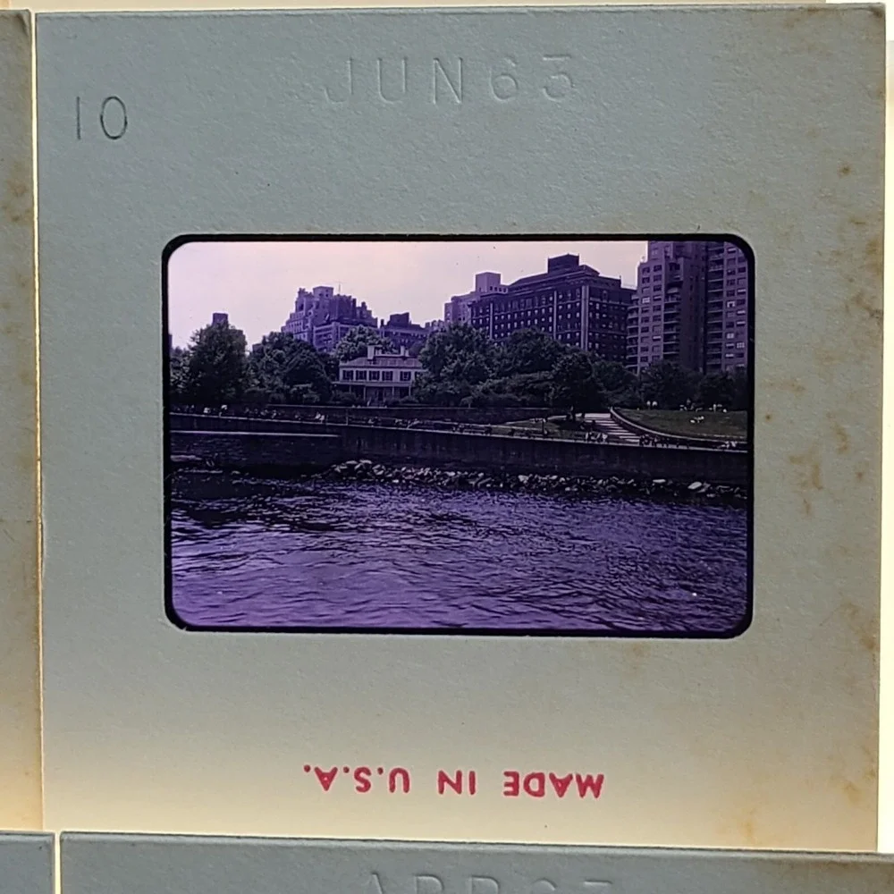 Lot of 27 Kodachrome Slide NYC Skyline Polo Grounds Pan-Am Planes Travel Bermuda